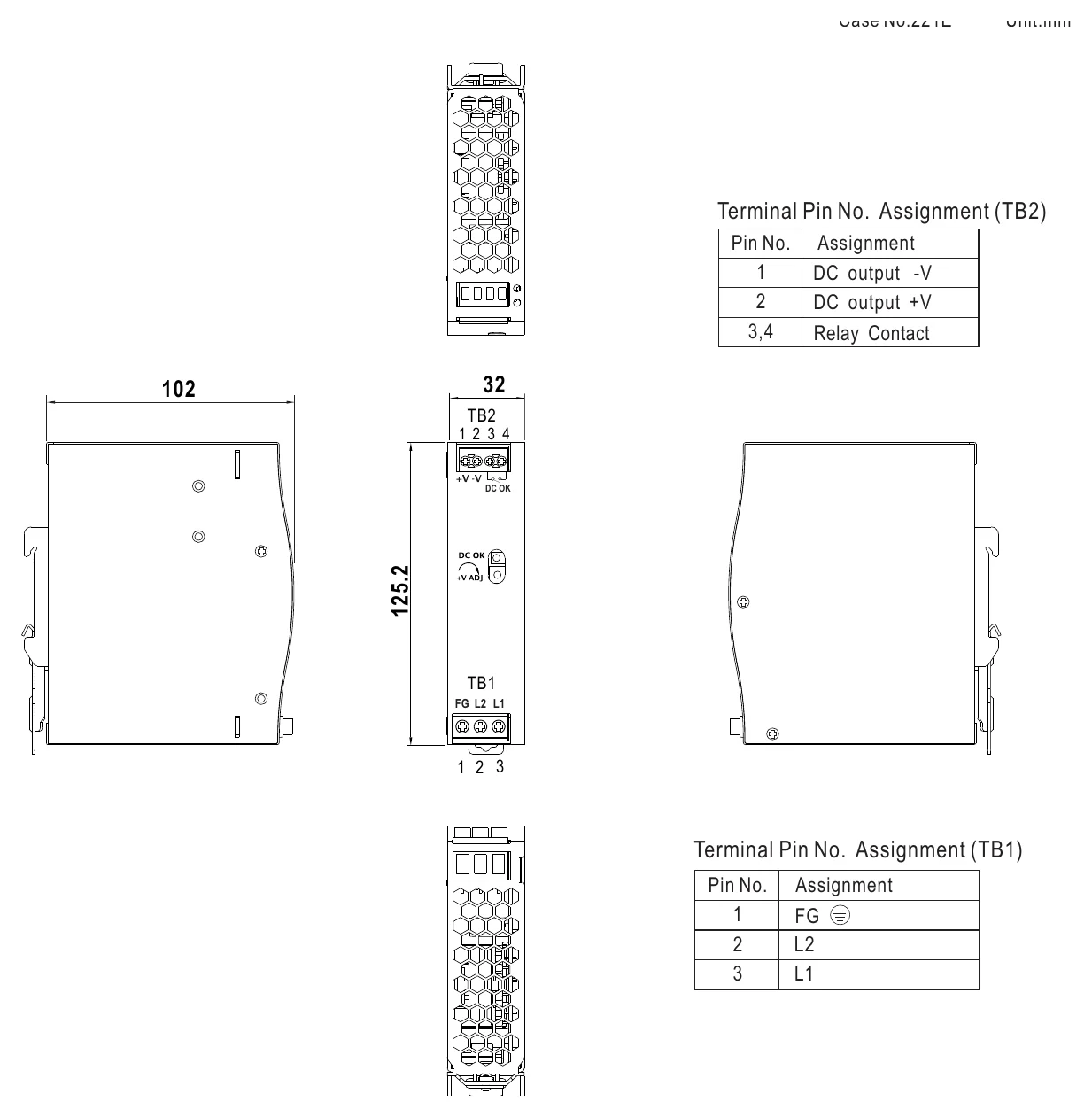 WDR-60-24 Mechanical Specification