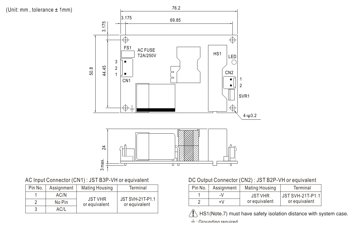 EPS-35-3.3 Mechanical Specification