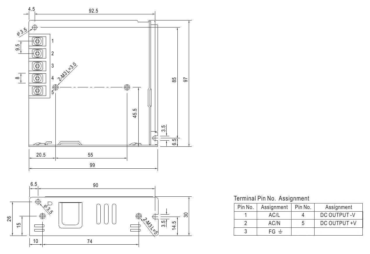 LRS-75-12 Mechanical Specification