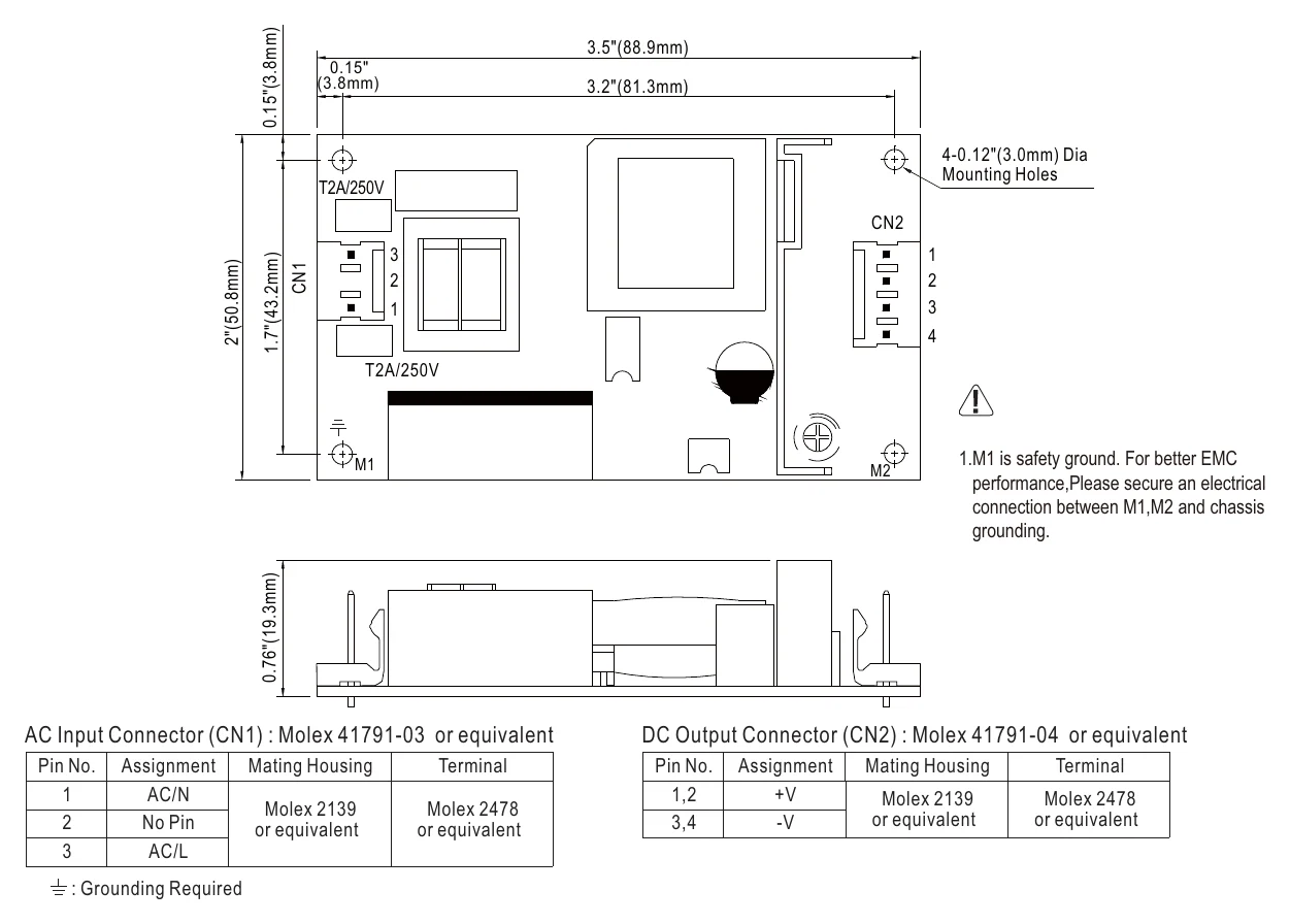 NFM-20-12 Mechanical Specification