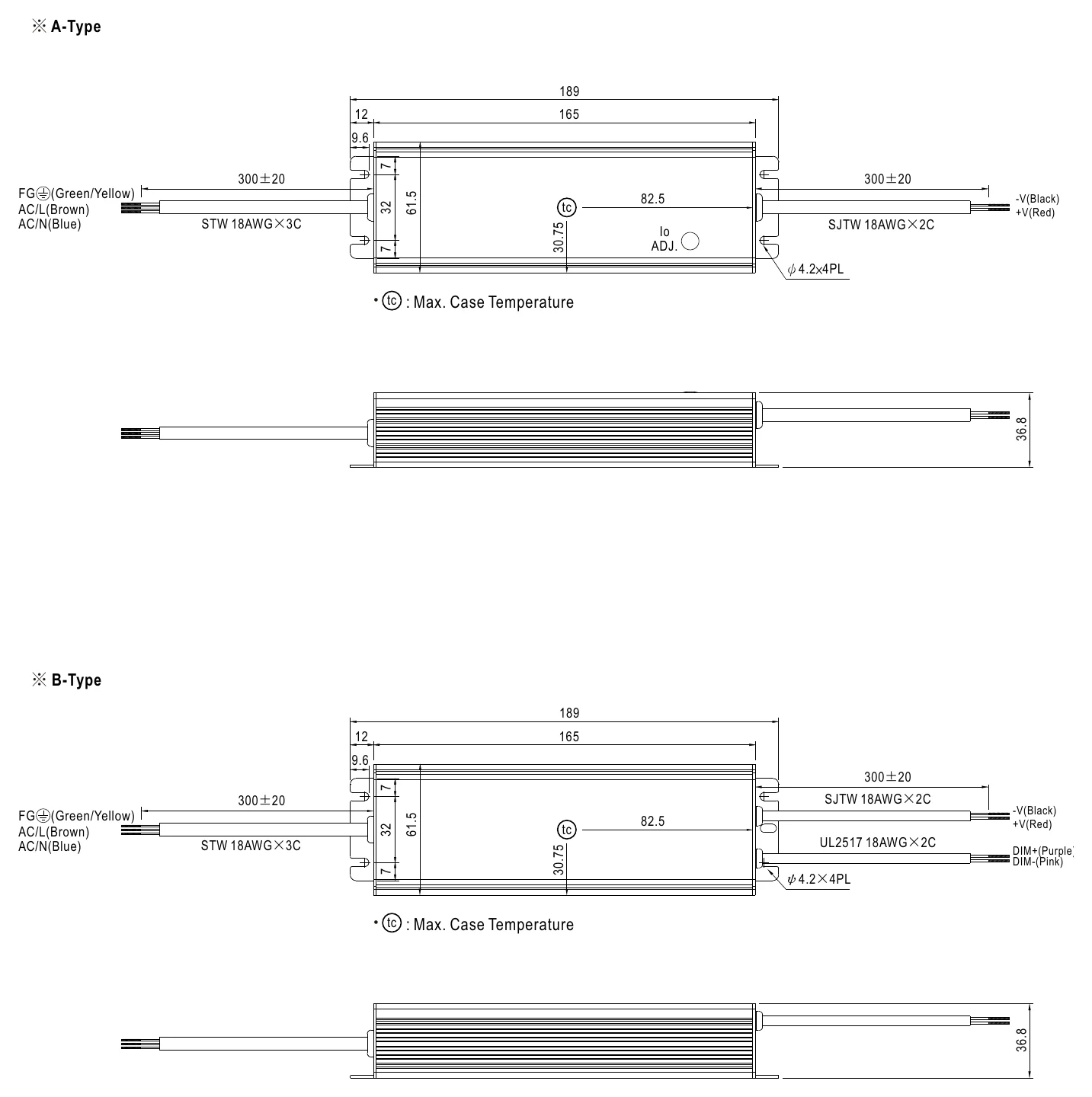 HVGC-65-500AB MECHANICAL SPECIFICATION