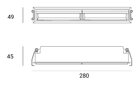 Archilight Lattice Wash 10 Ac Dimmable Downlight 20W Dimensions (mm)