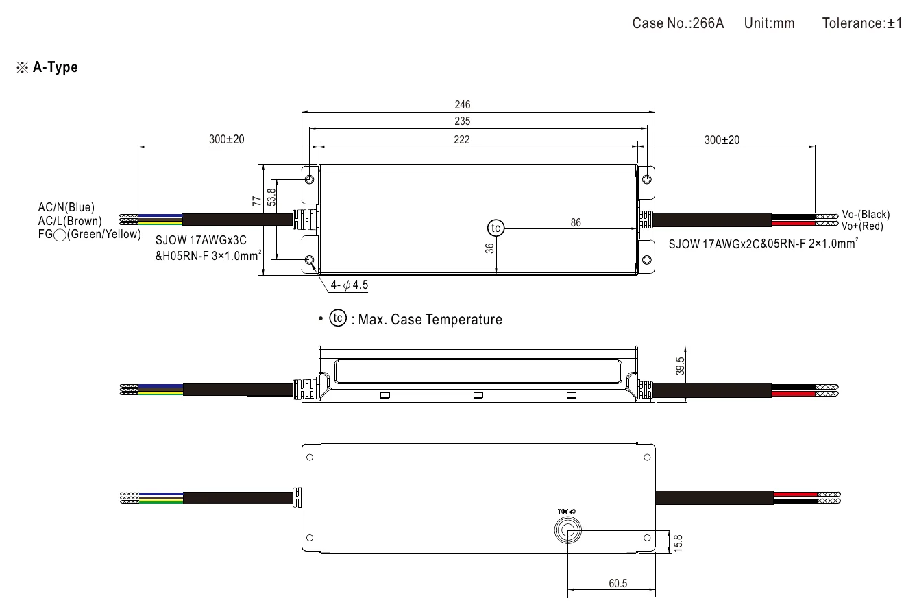 ELGC-300-L-ADA MECHANICAL SPECIFICATION ※ A-Type