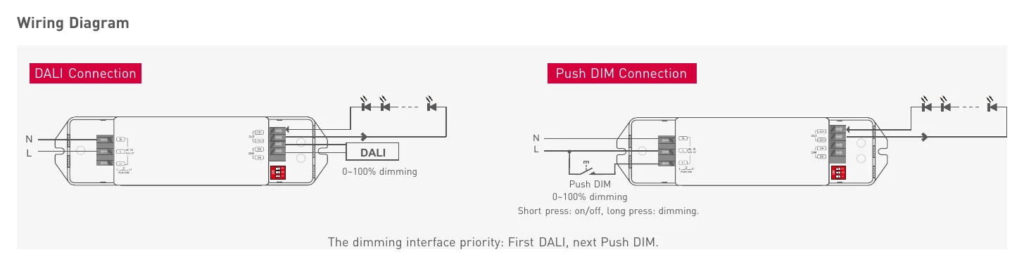 DALI-15-100-700-E1A1 Wiring Diagram