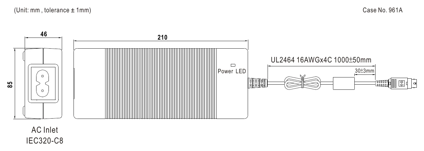 GSM220B20-R7B Mechanical Specification
