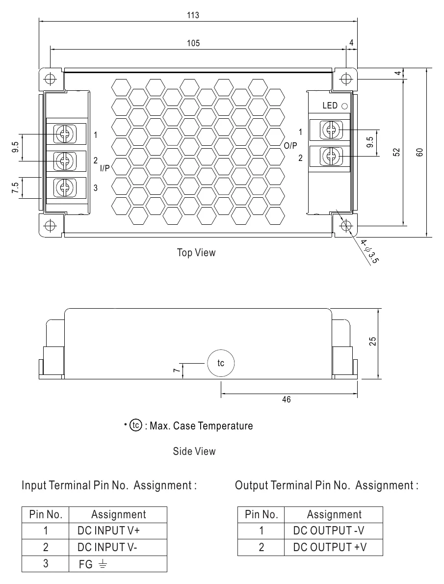 RSD-30G-5 Mechanical Specification