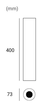 Archilight Slim 400 Downlight 12W Dimensions (mm)