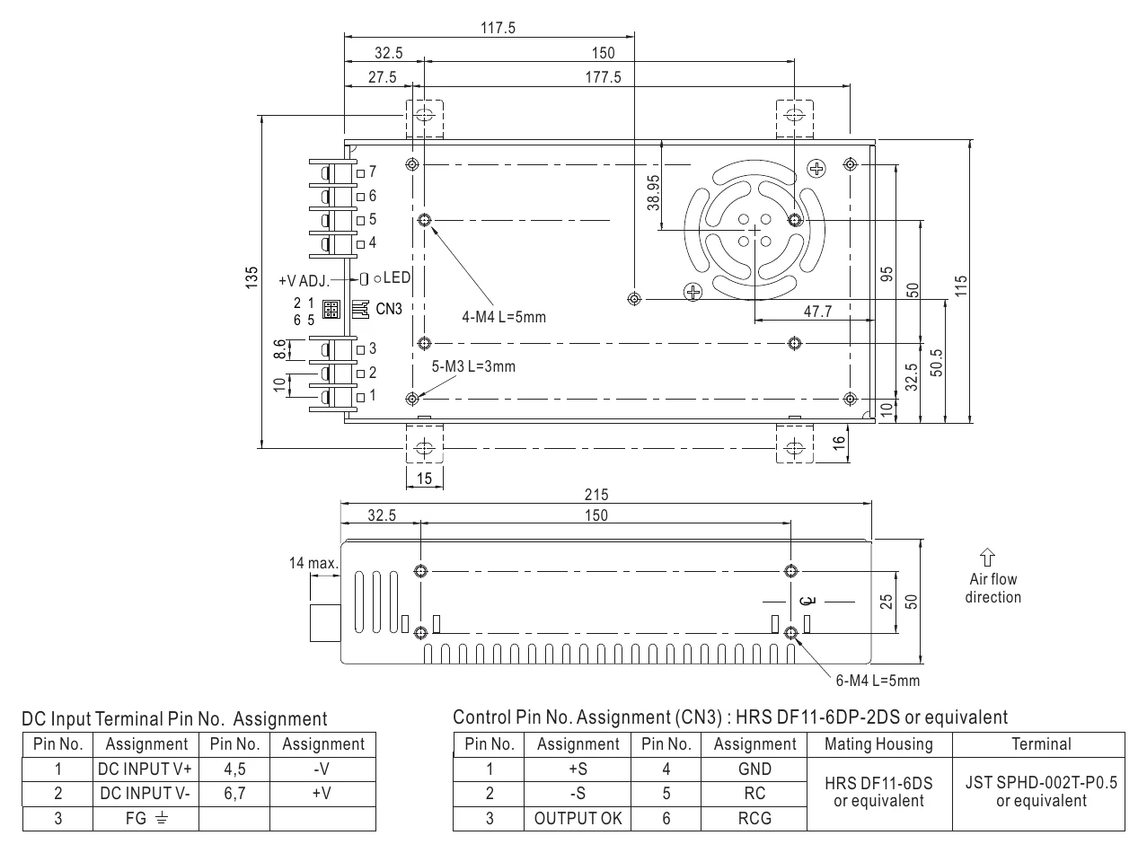 SD-500L-48 Mechanical Specification