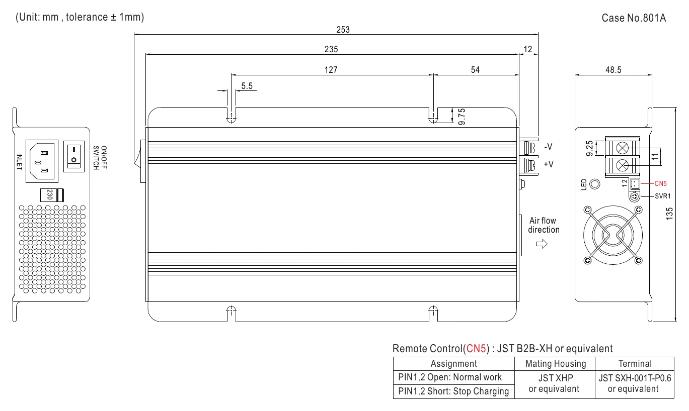 PB-360P-12 Mechanical Specification