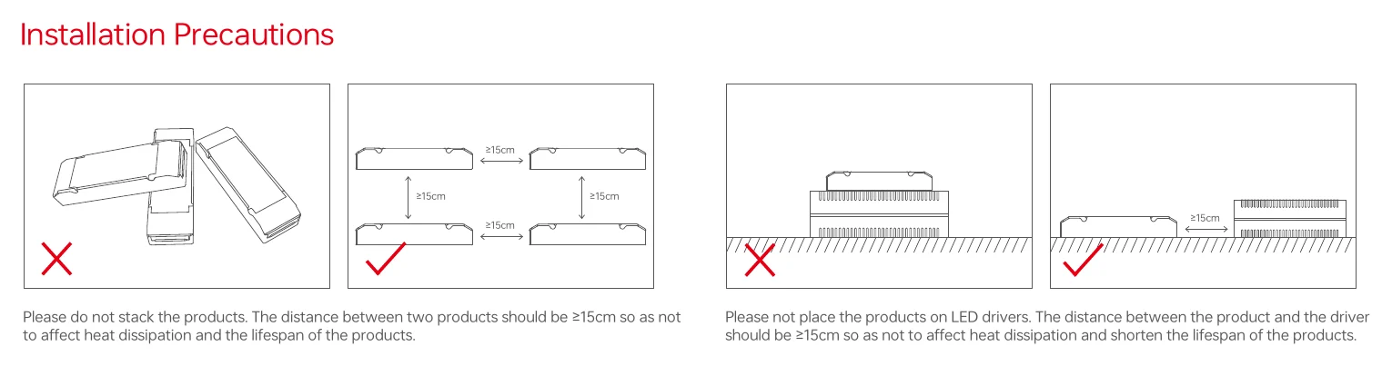 TD-10-650-1000-G1TS Installation Precautions